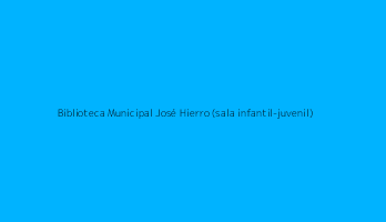 Biblioteca Municipal José Hierro (sala infantil-juvenil)